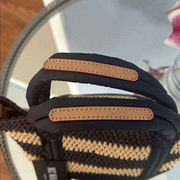 MZ Wallace Navy and Cream small crochet bag - Picture 5 of 5
